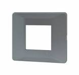 L&T Entice 2 Module Glass Plate [Glass Type - Classic Grey Glass]